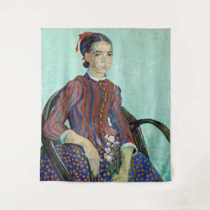 Vincent van Gogh - La Mousme Wandteppich