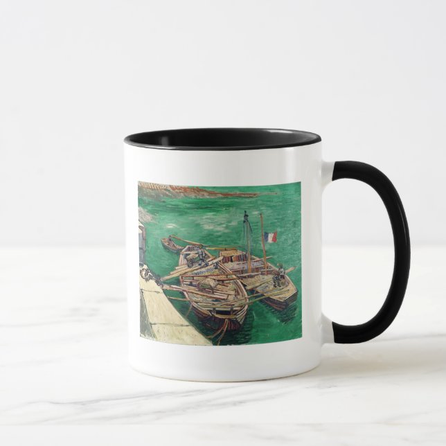 Vincent van Gogh | landenBühne mit Booten, 1888 Tasse (Rechts)