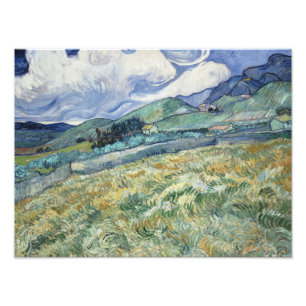 Vincent van Gogh - Landschaft aus Saint-Remy Fotodruck