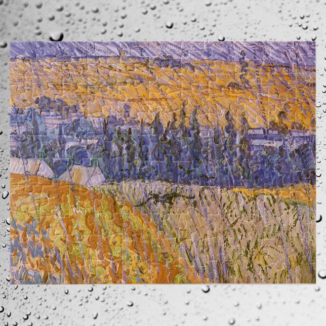 Vincent van Gogh - Landschaft bei Auvers im Regen Puzzle (Von Creator hochgeladen)