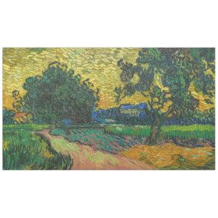 Vincent van Gogh - Landschaft bei Twilight Tischdecke