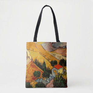 Vincent van Gogh - Landschaft, Haus und Pflüger