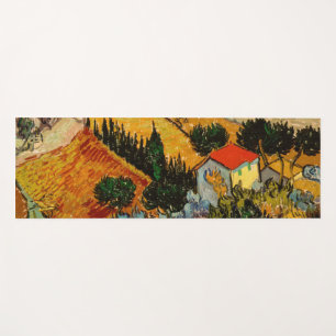 Vincent van Gogh - Landschaft, Haus und Pflüger Yogamatte