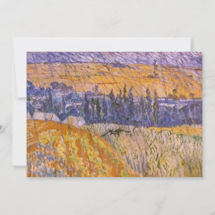 Vincent van Gogh - Landschaft in Auvers im Regen