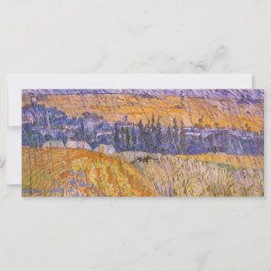 Vincent van Gogh - Landschaft in Auvers im Regen