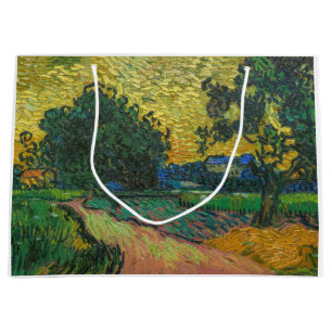 Vincent van Gogh - Landschaft in der Dämmerung Große Geschenktüte