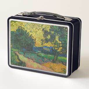 Vincent van Gogh - Landschaft in der Dämmerung Metall Brotdose