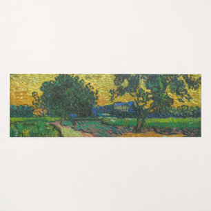 Vincent van Gogh - Landschaft in der Dämmerung Yogamatte