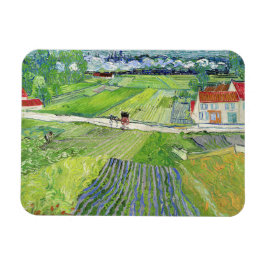 Vincent van Gogh - Landschaft mit Beförderung & Zu Magnet