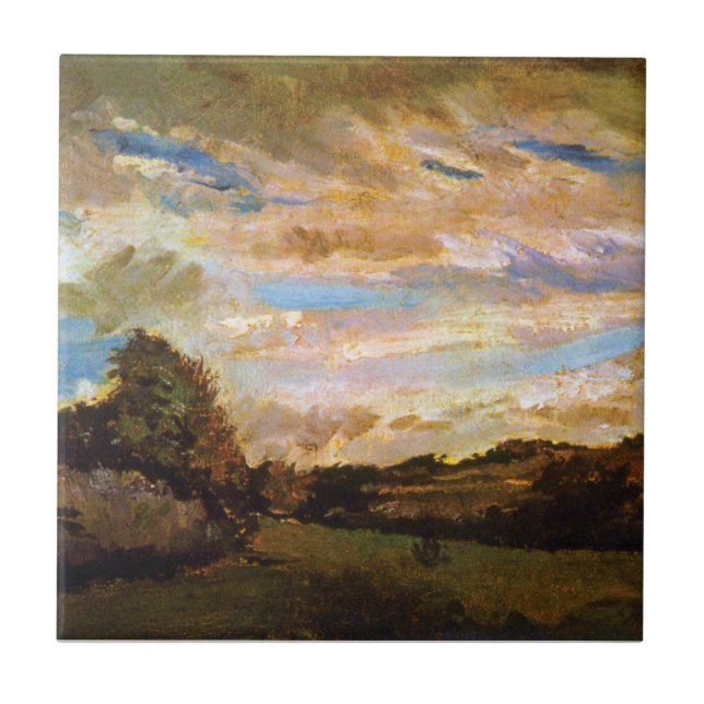 Vincent Van Gogh - Landschaft mit Dunes Fine Art Fliese (Vorderseite)
