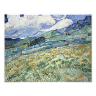 Vincent van Gogh - Landschaft vom Heiligen-Remy Fotodruck