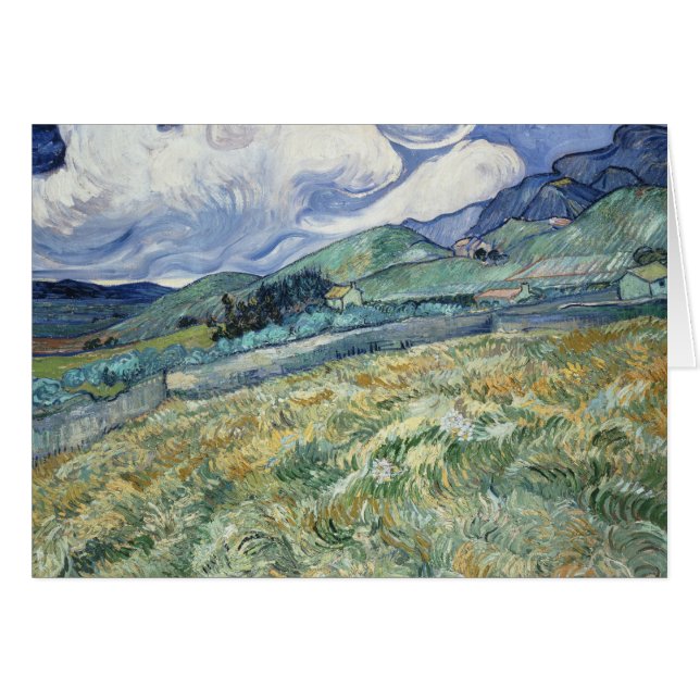 Vincent van Gogh - Landschaft von Saint-Remy (Vorderseite (Horizontal))