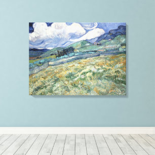 Vincent Van Gogh, Landschaft von Saint-Remy Leinwanddruck
