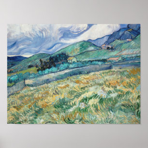 Vincent Van Gogh - Landschaft von Saint-Remy Poster