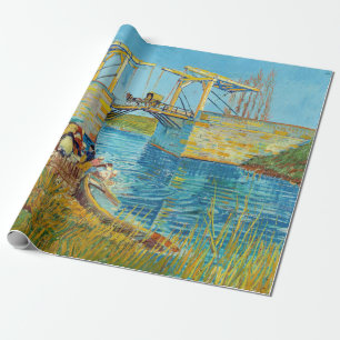 Vincent van Gogh - Langlois Bridge bei Arles #1 Geschenkpapier