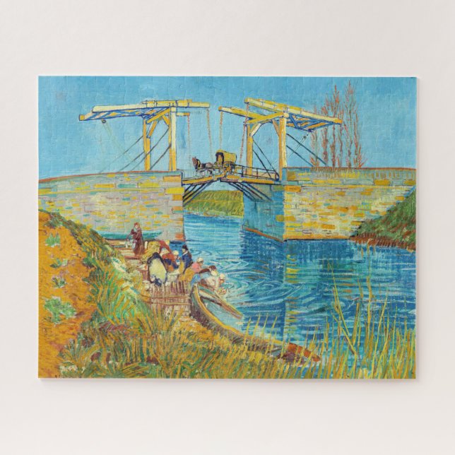 Vincent van Gogh - Langlois Bridge bei Arles #1 Puzzle (Horizontal)