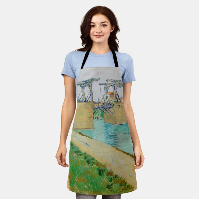 Vincent van Gogh - Langlois Bridge bei Arles #2 Schürze (Getragen)