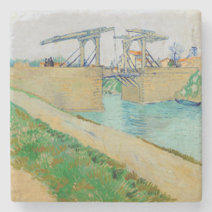 Vincent van Gogh - Langlois Bridge bei Arles #2 Steinuntersetzer