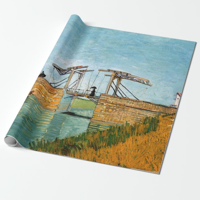 Vincent van Gogh - Langlois Bridge bei Arles #3 Geschenkpapier (Ungerollt)