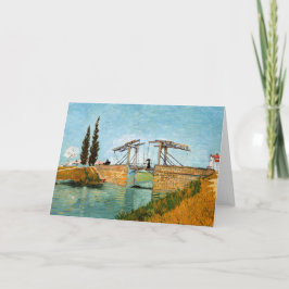 Vincent van Gogh - Langlois Bridge bei Arles #3 Karte