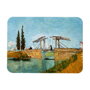 Vincent van Gogh - Langlois Bridge bei Arles #3 Magnet