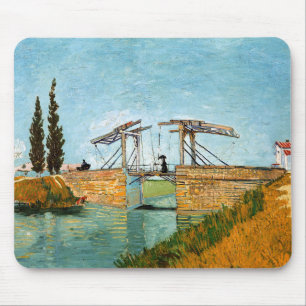Vincent van Gogh - Langlois Bridge bei Arles #3 Mousepad