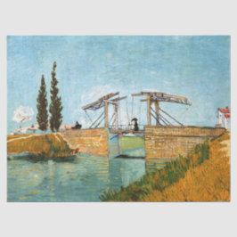 Vincent van Gogh - Langlois Bridge bei Arles #3 Seidenpapier