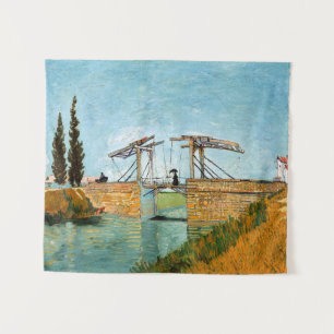 Vincent van Gogh - Langlois Bridge bei Arles #3 Wandteppich