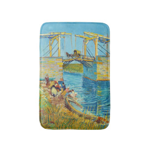 Vincent van Gogh - Langlois-Brücke in Arles #1 Badematte