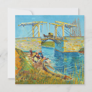Vincent van Gogh - Langlois-Brücke in Arles #1 Einladung