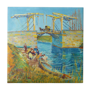 Vincent van Gogh - Langlois-Brücke in Arles #1 Fliese