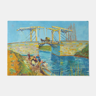 Vincent van Gogh - Langlois-Brücke in Arles #1 Fußmatte