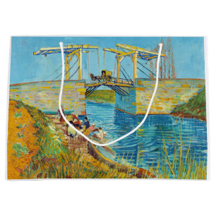 Vincent van Gogh - Langlois-Brücke in Arles #1 Große Geschenktüte