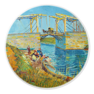 Vincent van Gogh - Langlois-Brücke in Arles #1 Keramikknauf