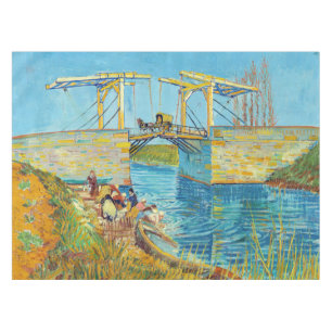 Vincent van Gogh - Langlois-Brücke in Arles #1 Tischdecke