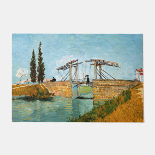 Vincent van Gogh - Langlois-Brücke in Arles #3 Fußmatte