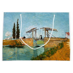 Vincent van Gogh - Langlois-Brücke in Arles #3 Große Geschenktüte