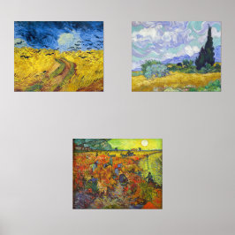 Vincent Van Gogh - Lanscapes Selection Bilderwand Sets