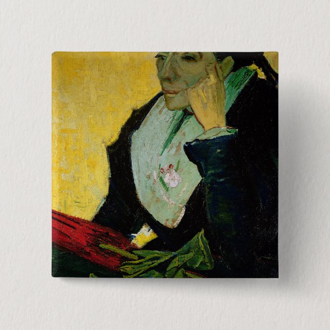 Vincent van Gogh | L'Arlesienne, Detail, 1888 Button (Vorderseite)