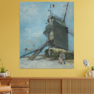 Vincent van Gogh - Le Moulin de la Galette Leinwanddruck