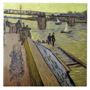Vincent van Gogh  Le Pont de Trinquetaille Arles Fliese