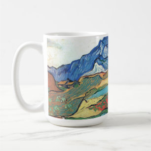 Vincent Van Gogh - Les Alpilles Bergwelt Landschaf Kaffeetasse