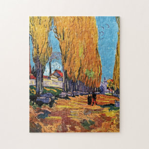 Vincent Van Gogh - Les Alyscamps Herbstlandschaft Puzzle