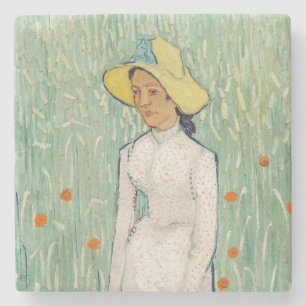 Vincent van Gogh - Mädchen in Weiß Steinuntersetzer