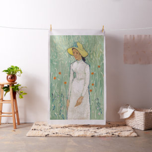 Vincent van Gogh - Mädchen in Weiß Stoff