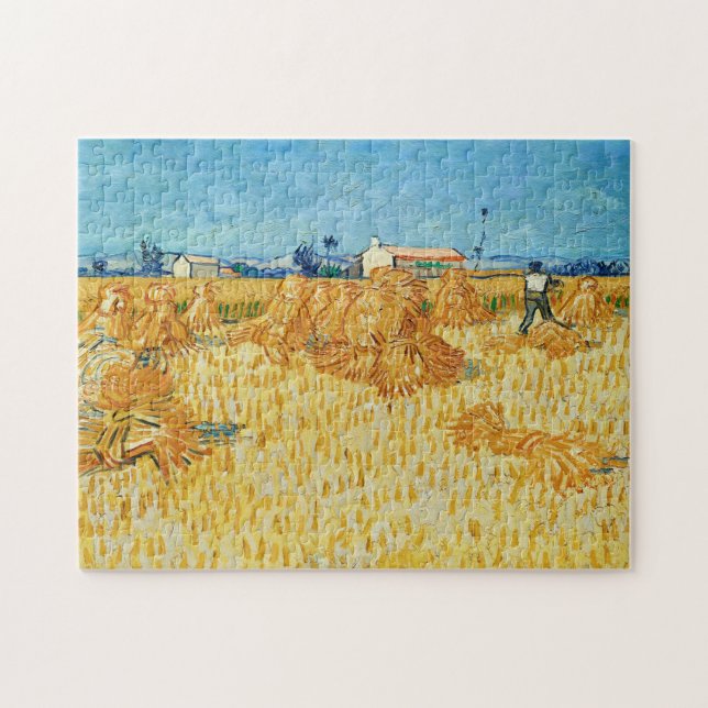 Vincent Van Gogh, Maisernte in der Provence Puzzle (Horizontal)