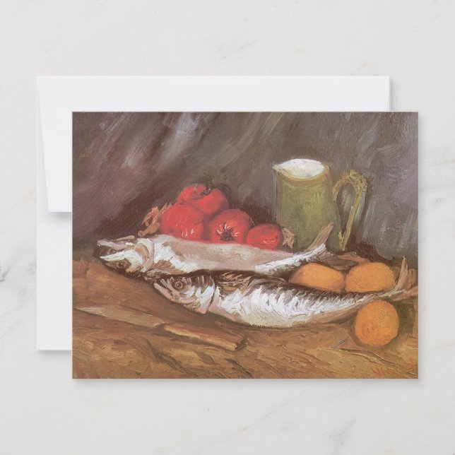 Vincent van Gogh - Makrele, Zitronen und Tomaten (Vorderseite)