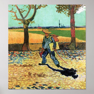 Vincent Van Gogh - Maler auf dem Weg zur Arbeit Poster
