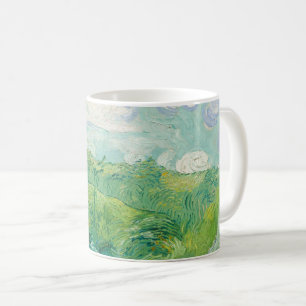 Vincent Van Gogh Malerei Grüne Weizenfelder  Kaffeetasse