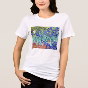 Vincent Van Gogh malt Irises Tri-Blend Shirt